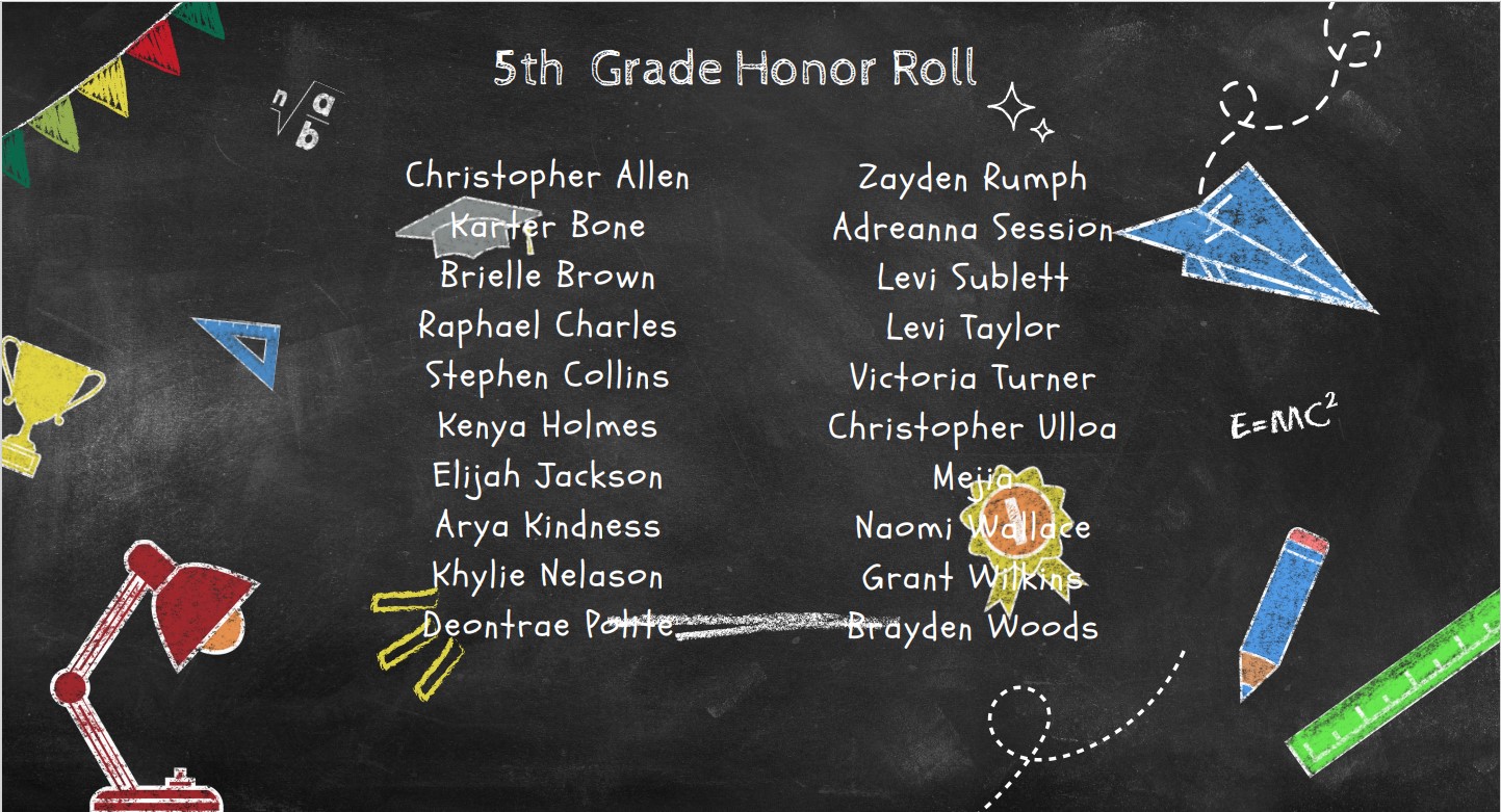 3rd Grade Honor Roll