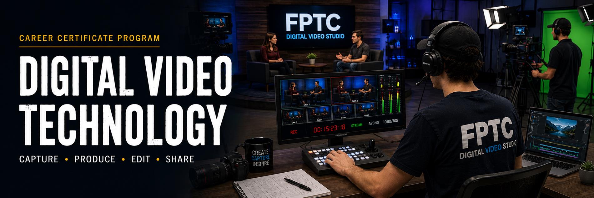 banner for television production