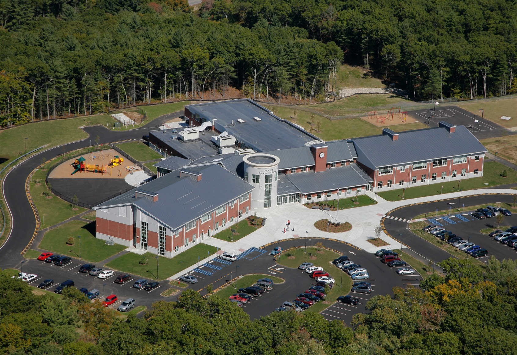 School Aerial Shot