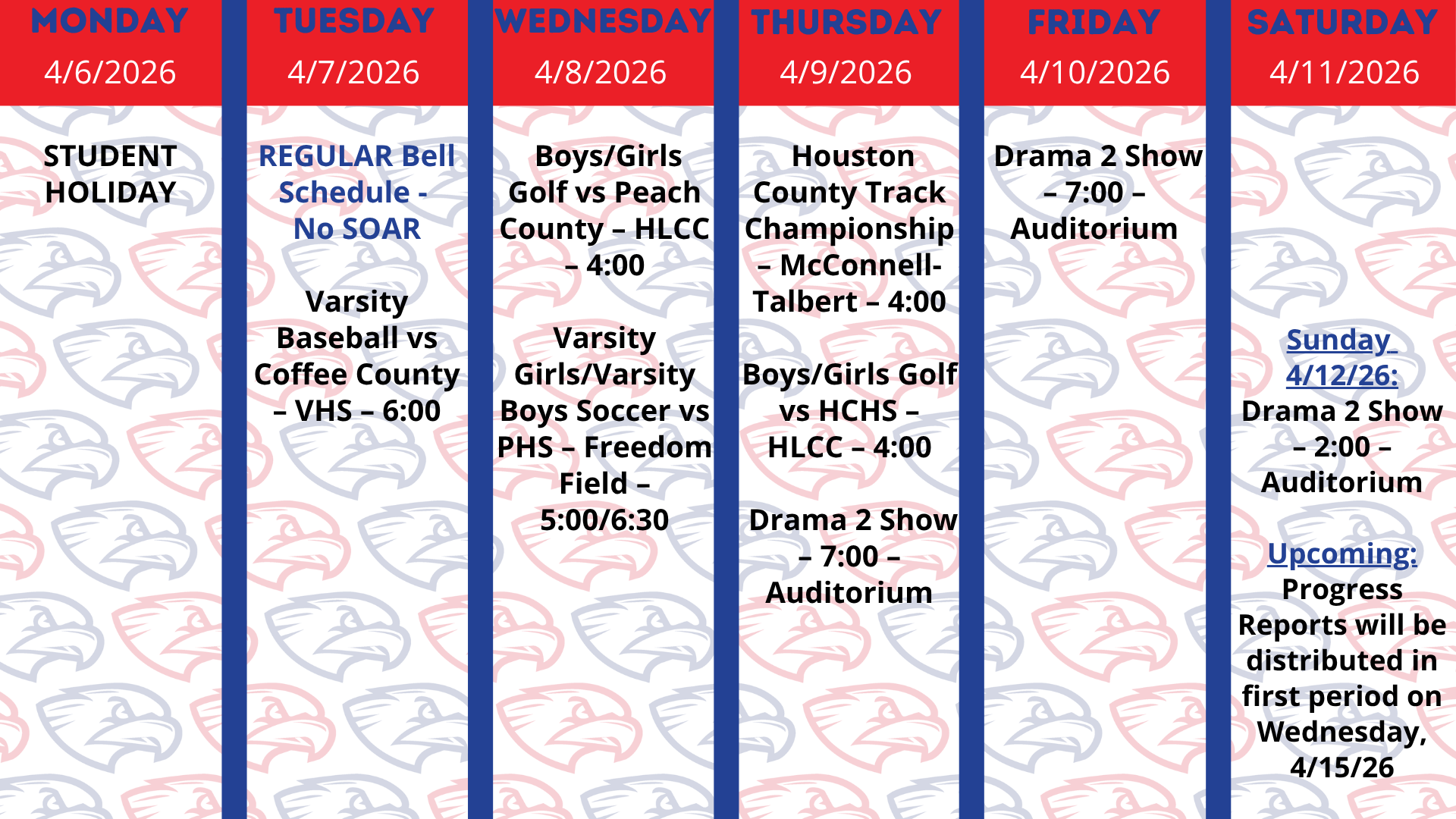 4.6.26 Week at a Glance