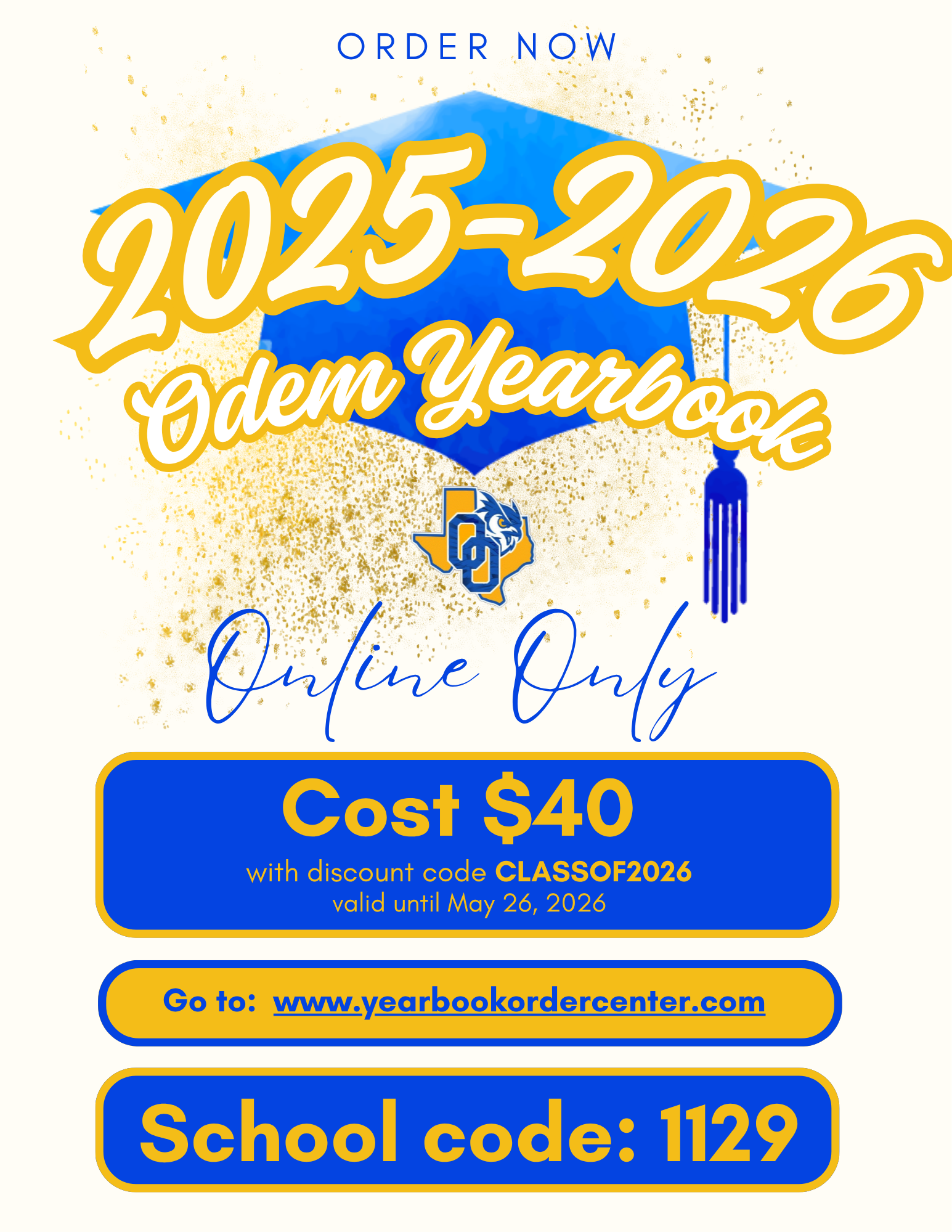 2025-2026 Graduation Flyer