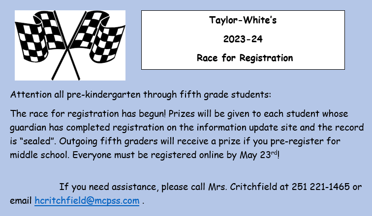 Race for Registration