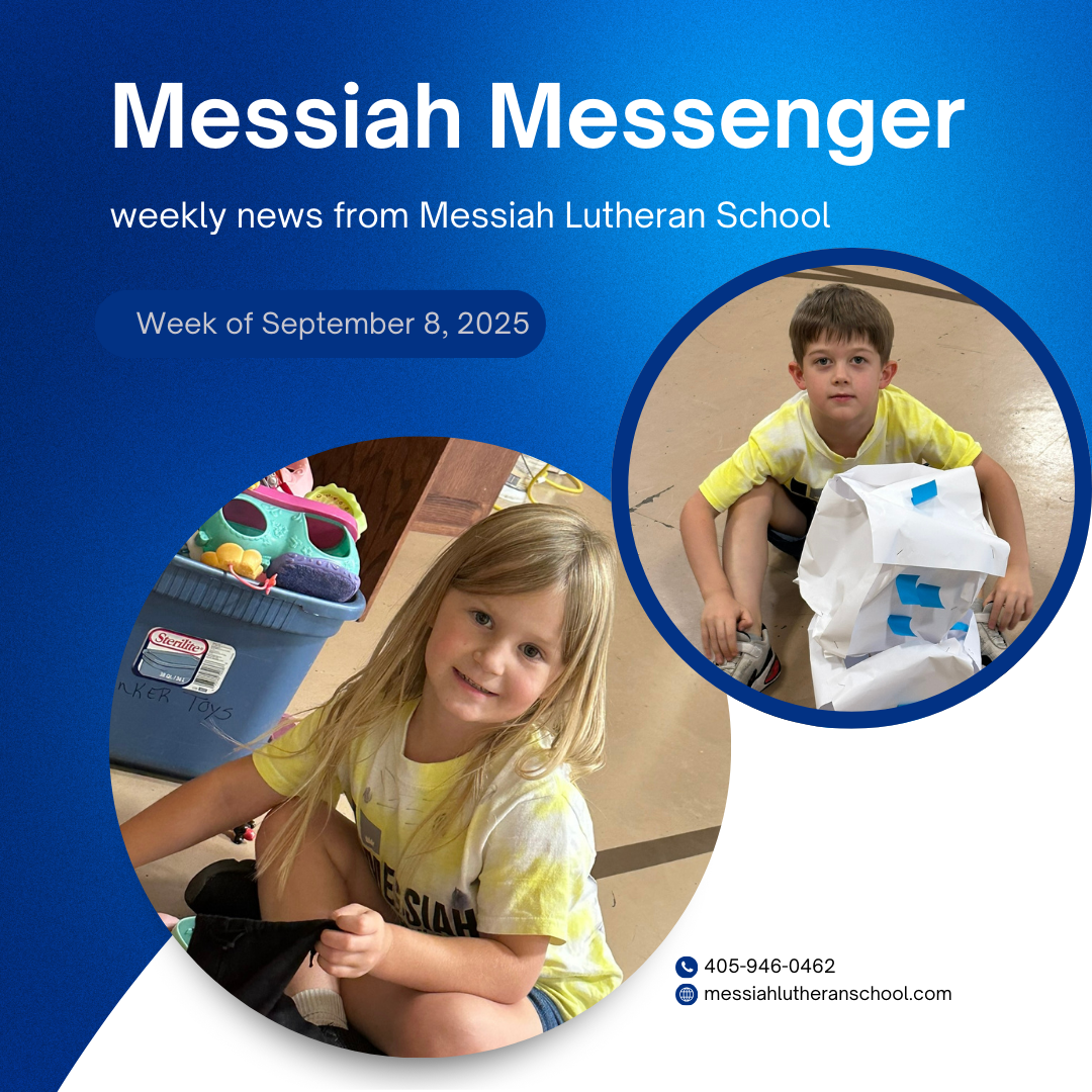 Messiah Messenger for the week of September 8, 2025