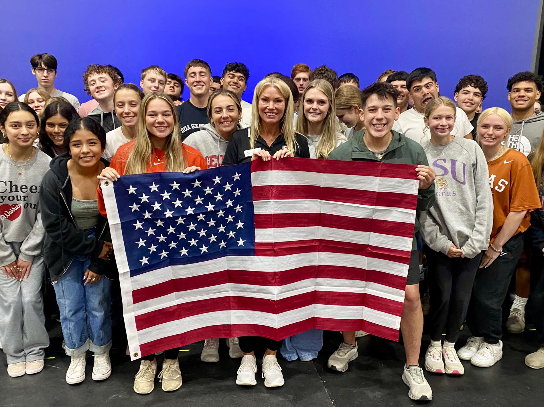 Patriotic Graduation Tradition