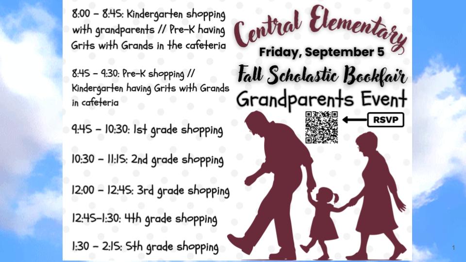 Grandparents Event for Book Fair