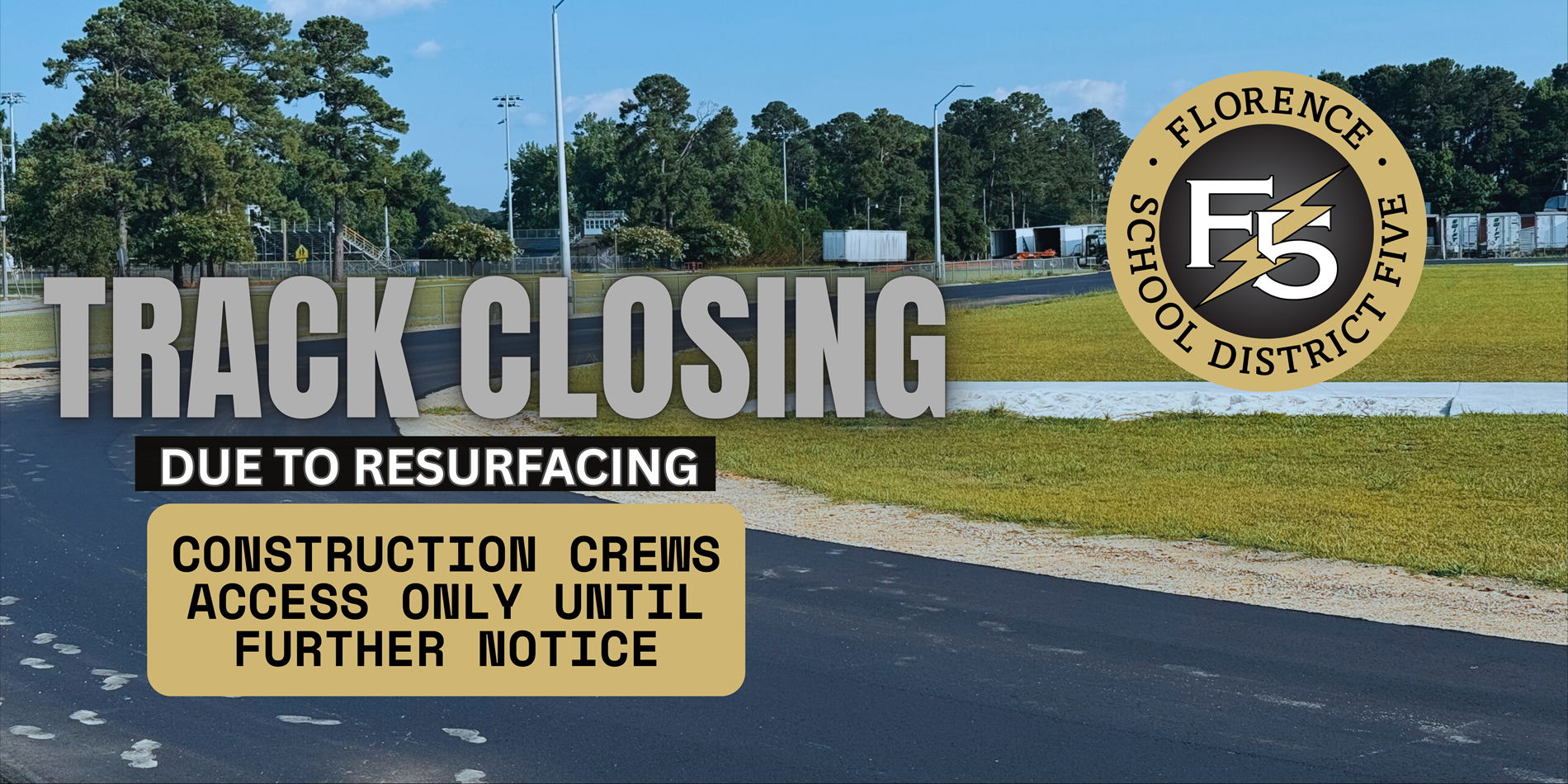 track closing