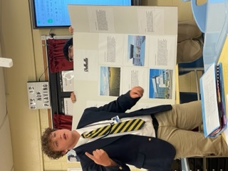 After studying the characteristics of a dystopian society in The Giver, The Hunger Games, and Anthem, the students researched, created, and presented their version of a utopian society.