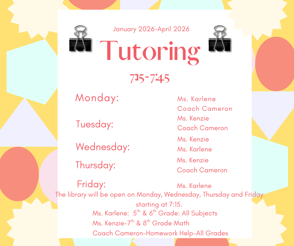 Tutoring Spring 2026