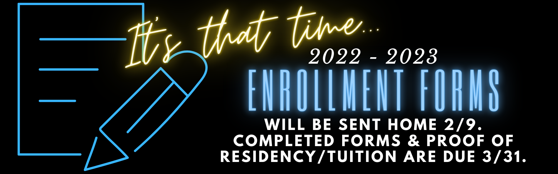 Enrollment Forms 2022-23