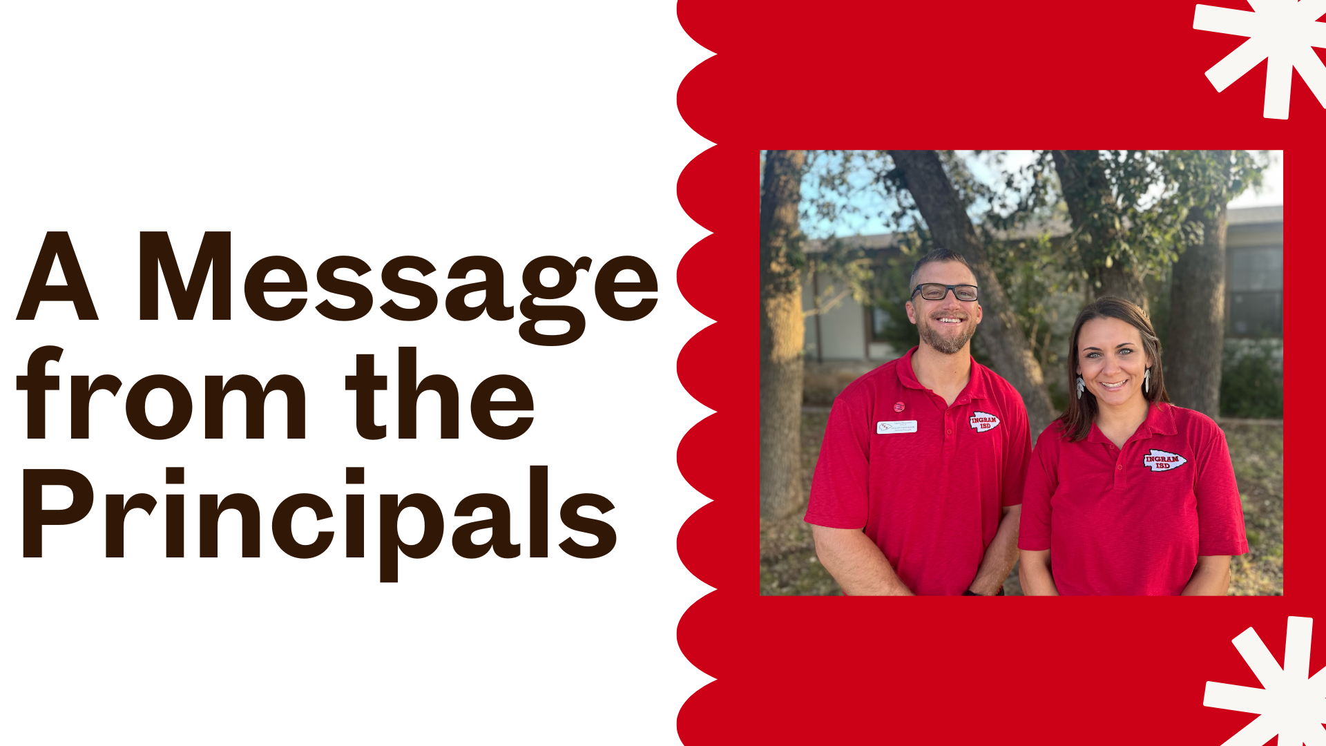 A Message from the Principals