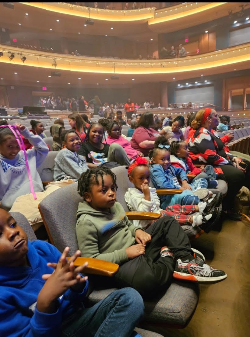 Preschool at theater show