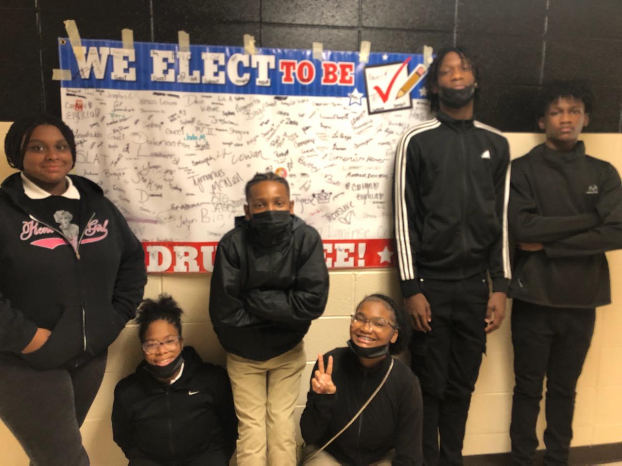 CTC STEM students support Red Ribbon Week by electing to be Drug Free!