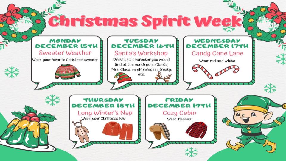 Christmas Dress Up Week