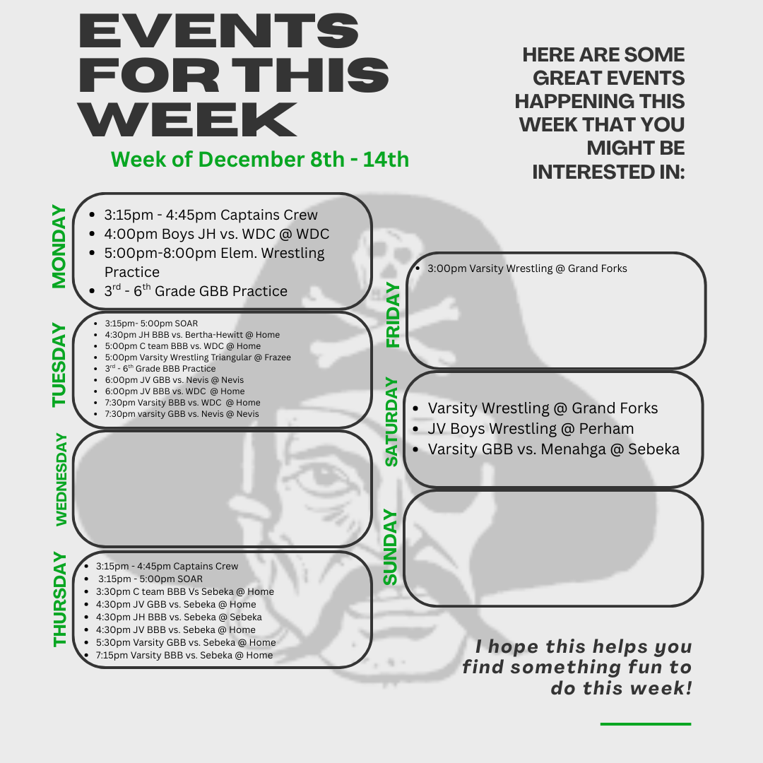 events happening this week 