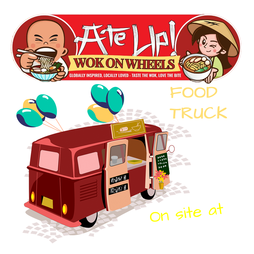 Wok on Wheels food truck on site at 5:00 p.m. for event