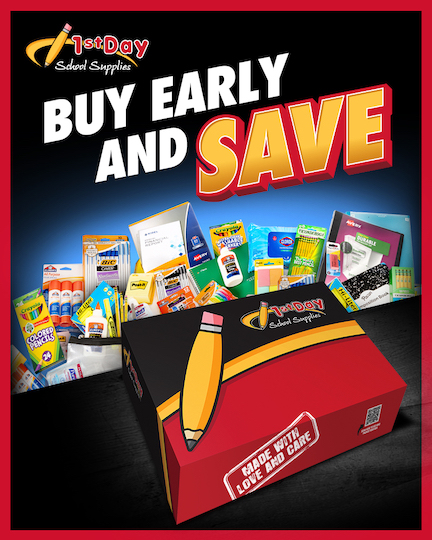 Weekly Promo Message 1st Day School Supplies flyer