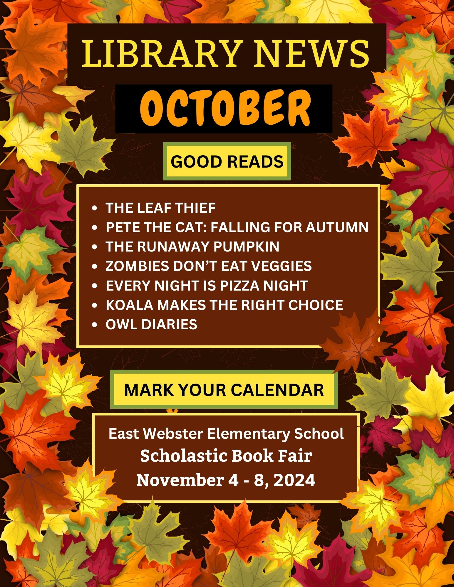 October newsletter