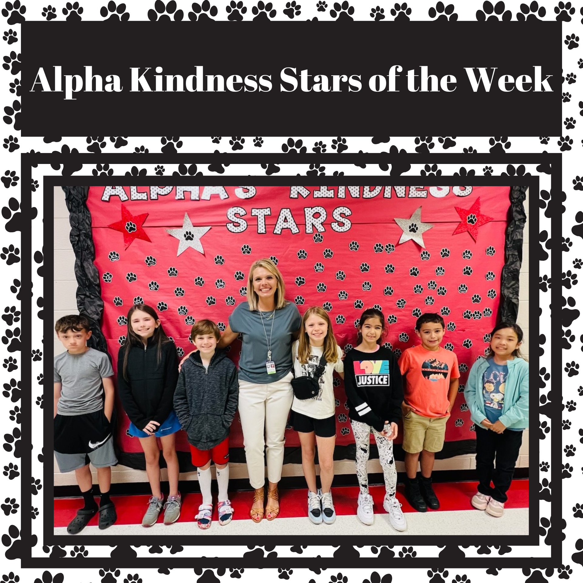 Alpha Kindness Stars of the Weeks