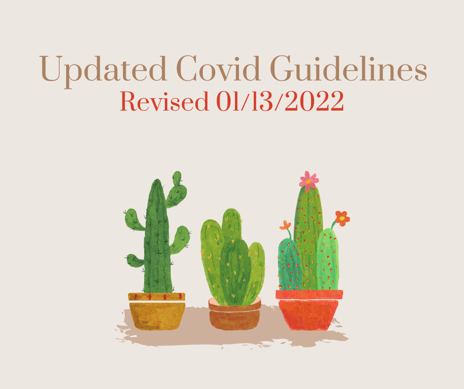 Updated COVID Guidelines 