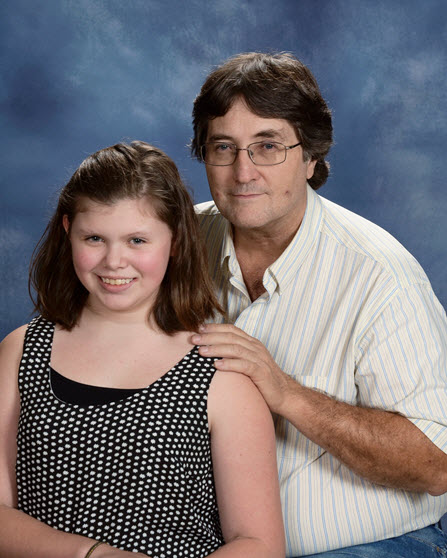 Joe and granddaughter