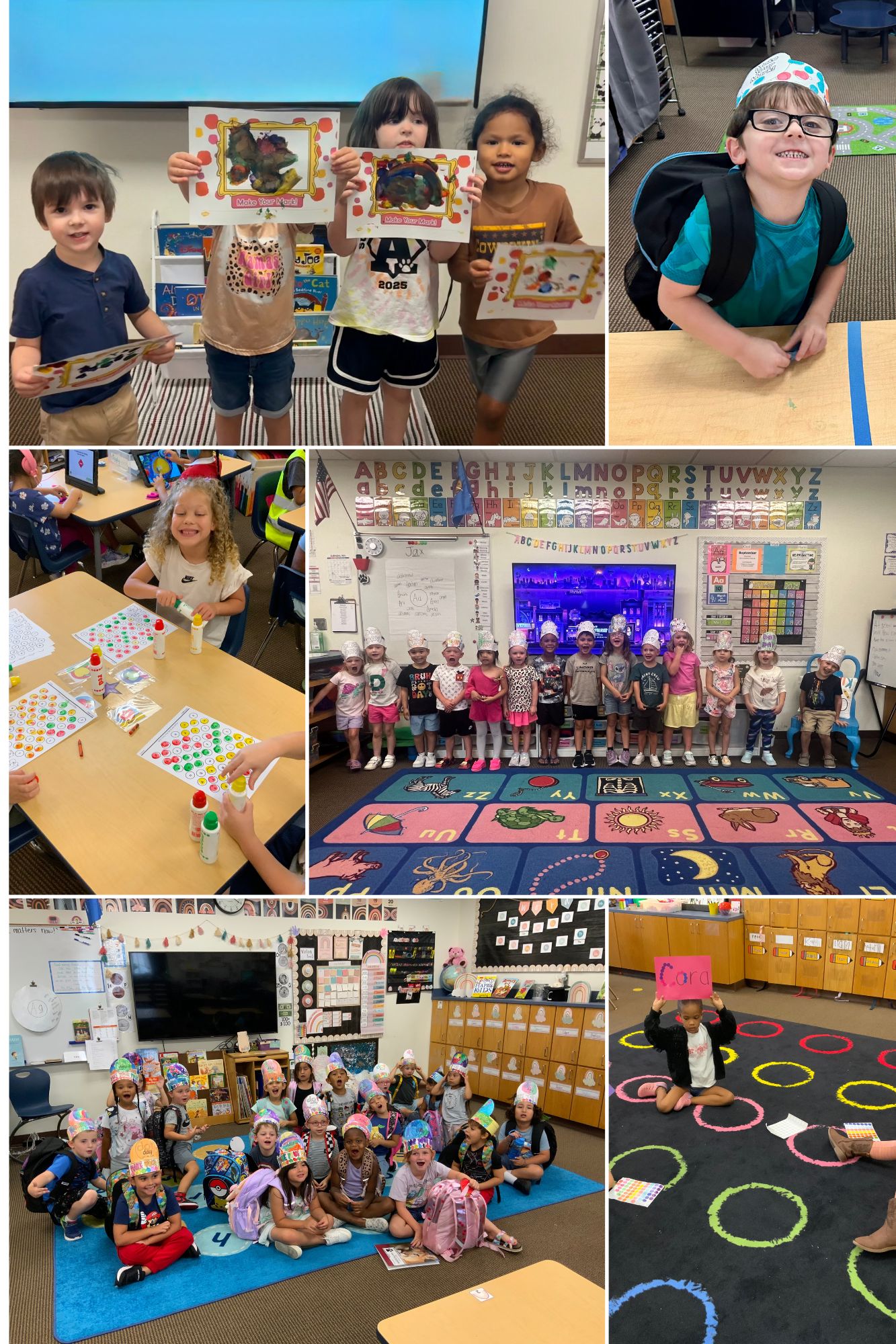 Photo of Students Participating in International Dot Day