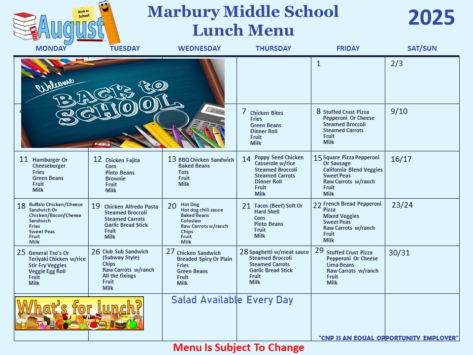 August Lunch 2025 August Lunch 2025