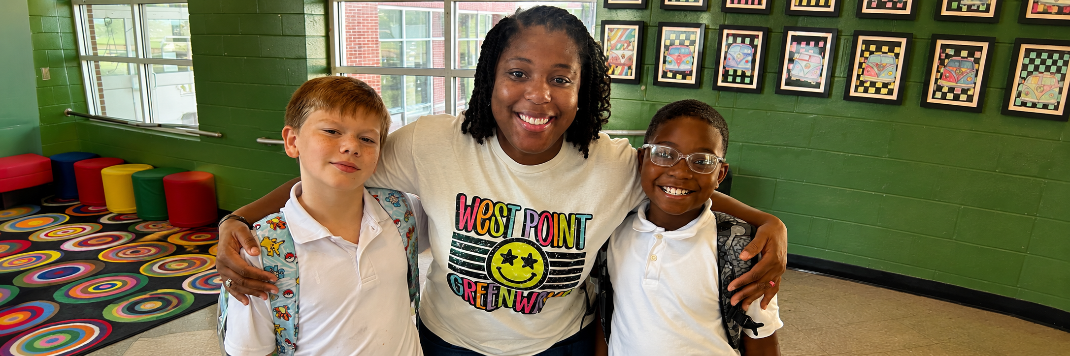 South Side Teacher and Students