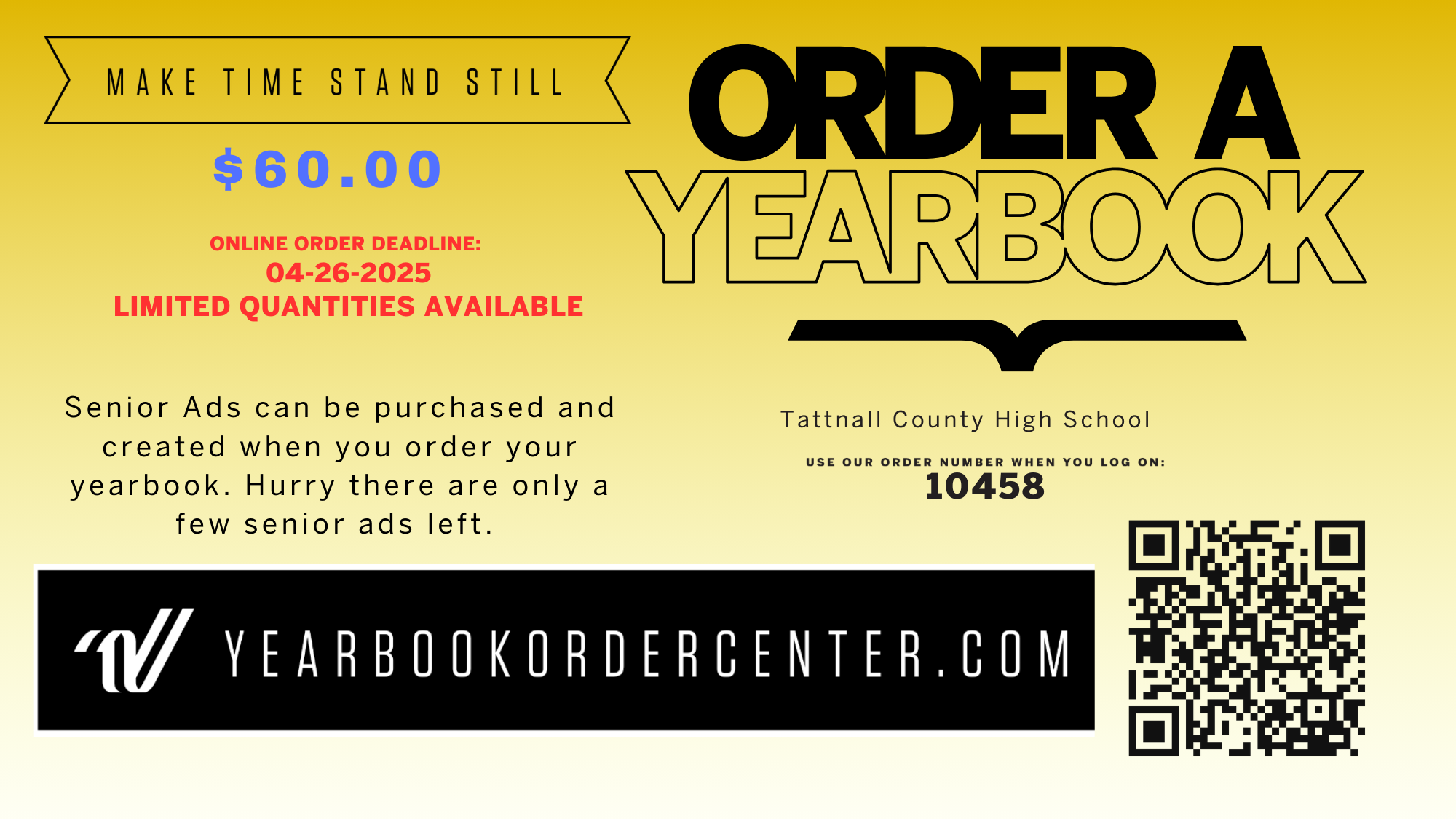 Buy your Yearbook today 