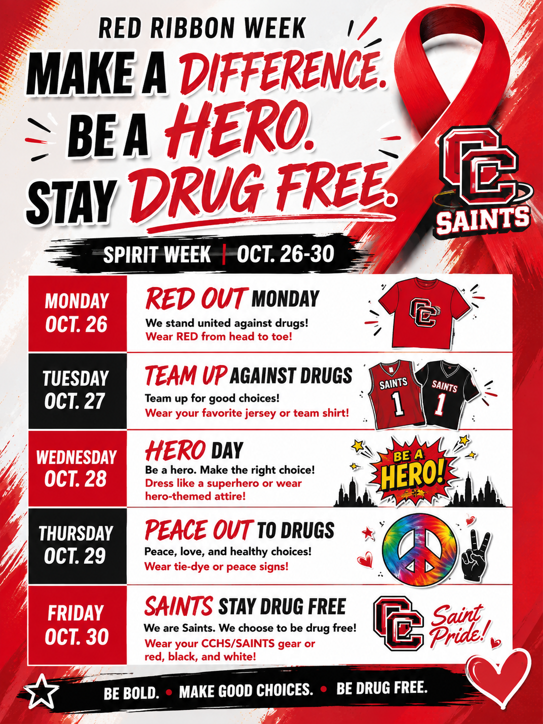Red Ribbon Week October 26-30