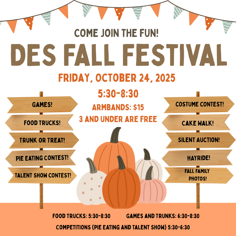 Fall festival flyer with link to info pdf