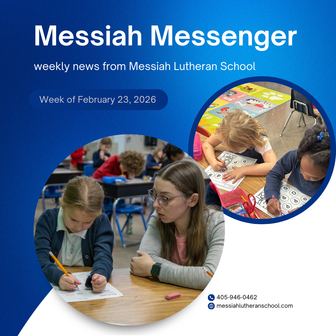 Messiah Messenger for the week of February 23, 2026