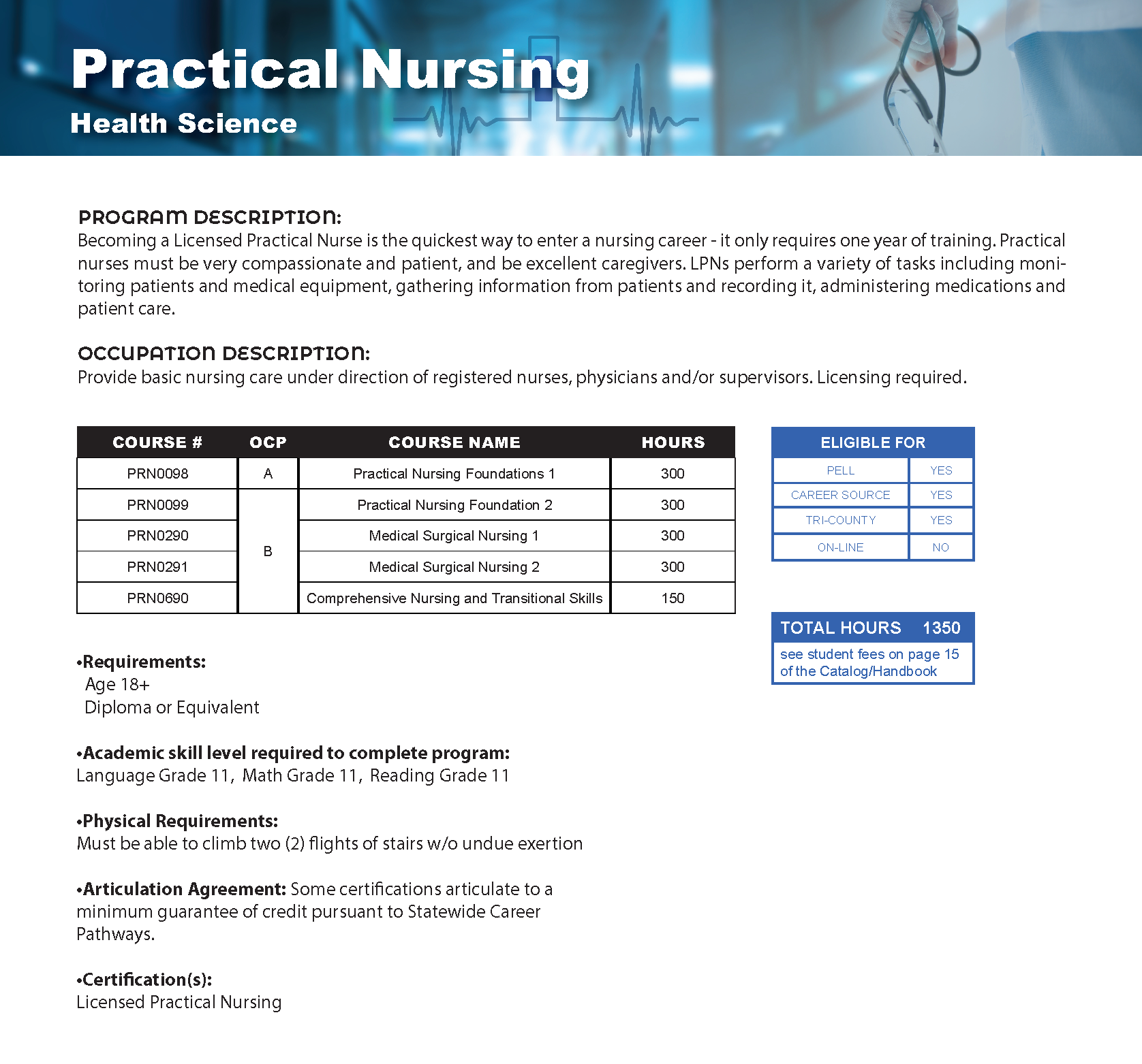 program description page