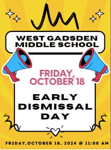 Early dismissal flyer