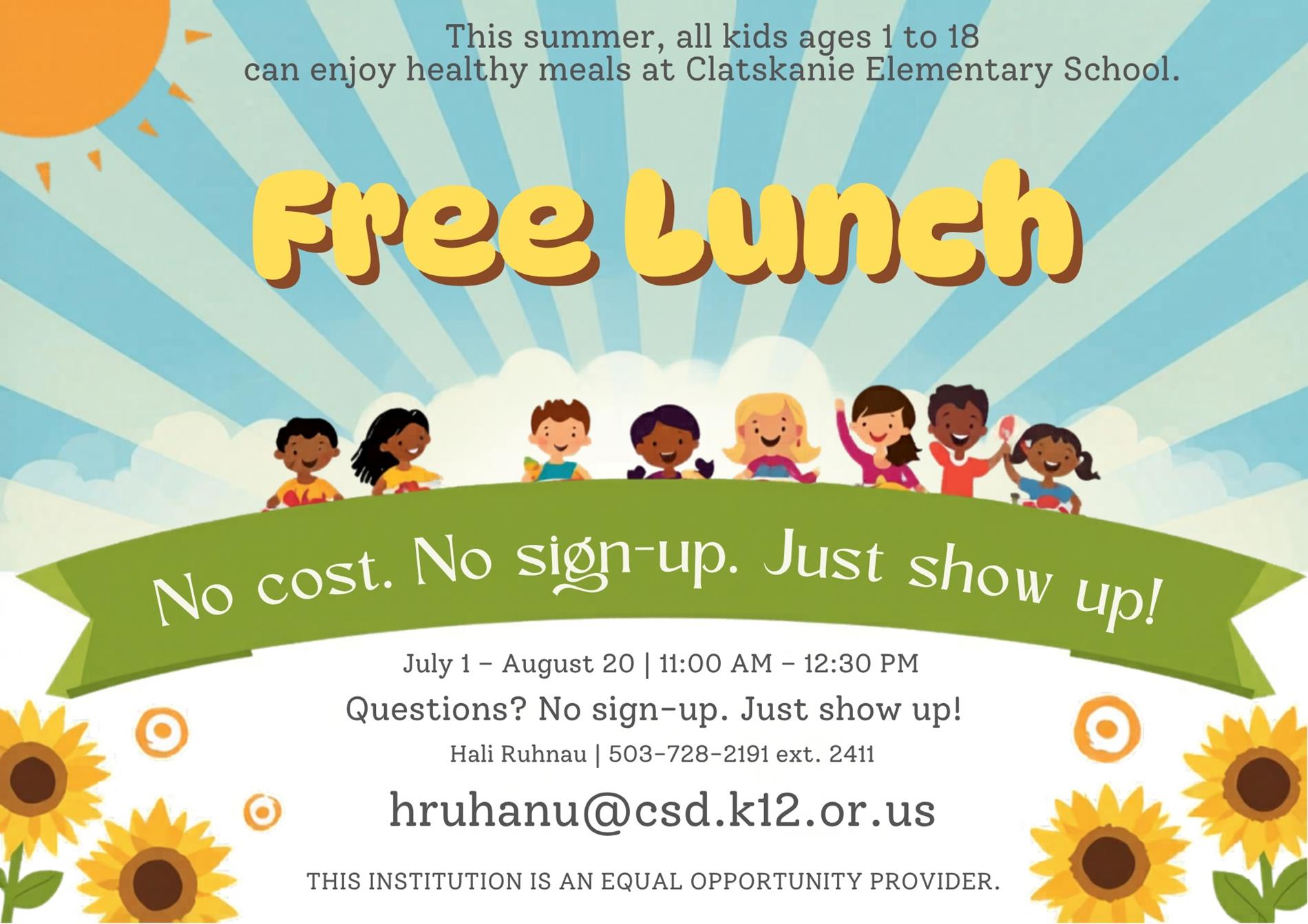 Summer Meal Flyer