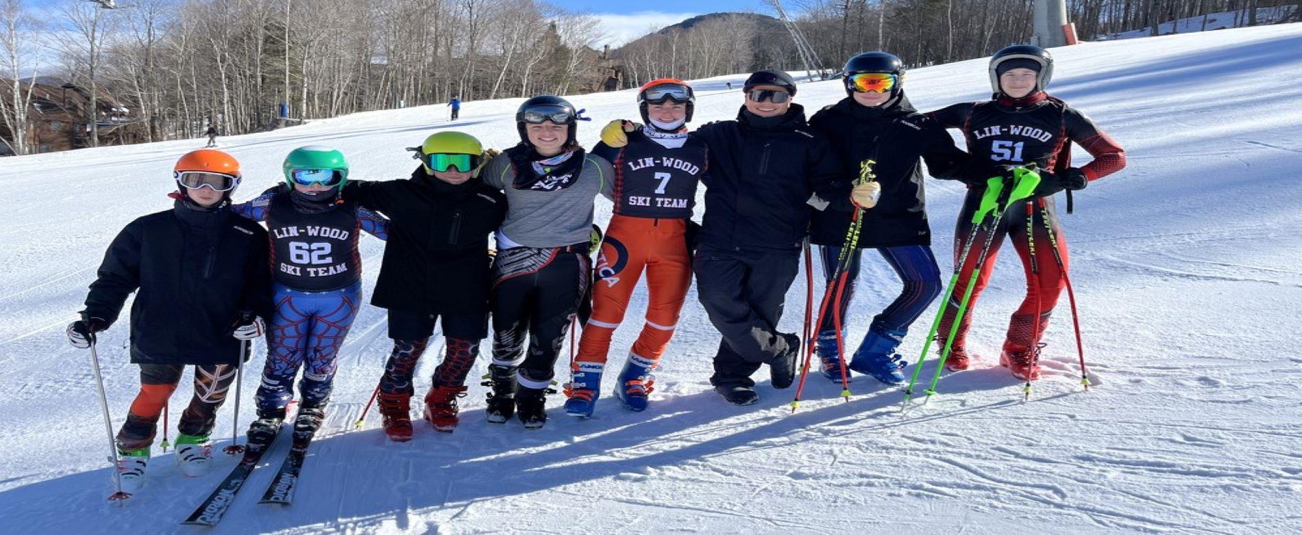 Lin-Wood Boys Ski Team - 2023 Boys' Division IV State Meet Runners-up 