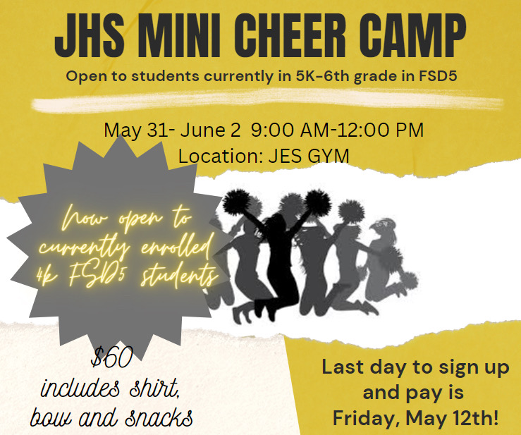 JHS Mini Cheer Camp