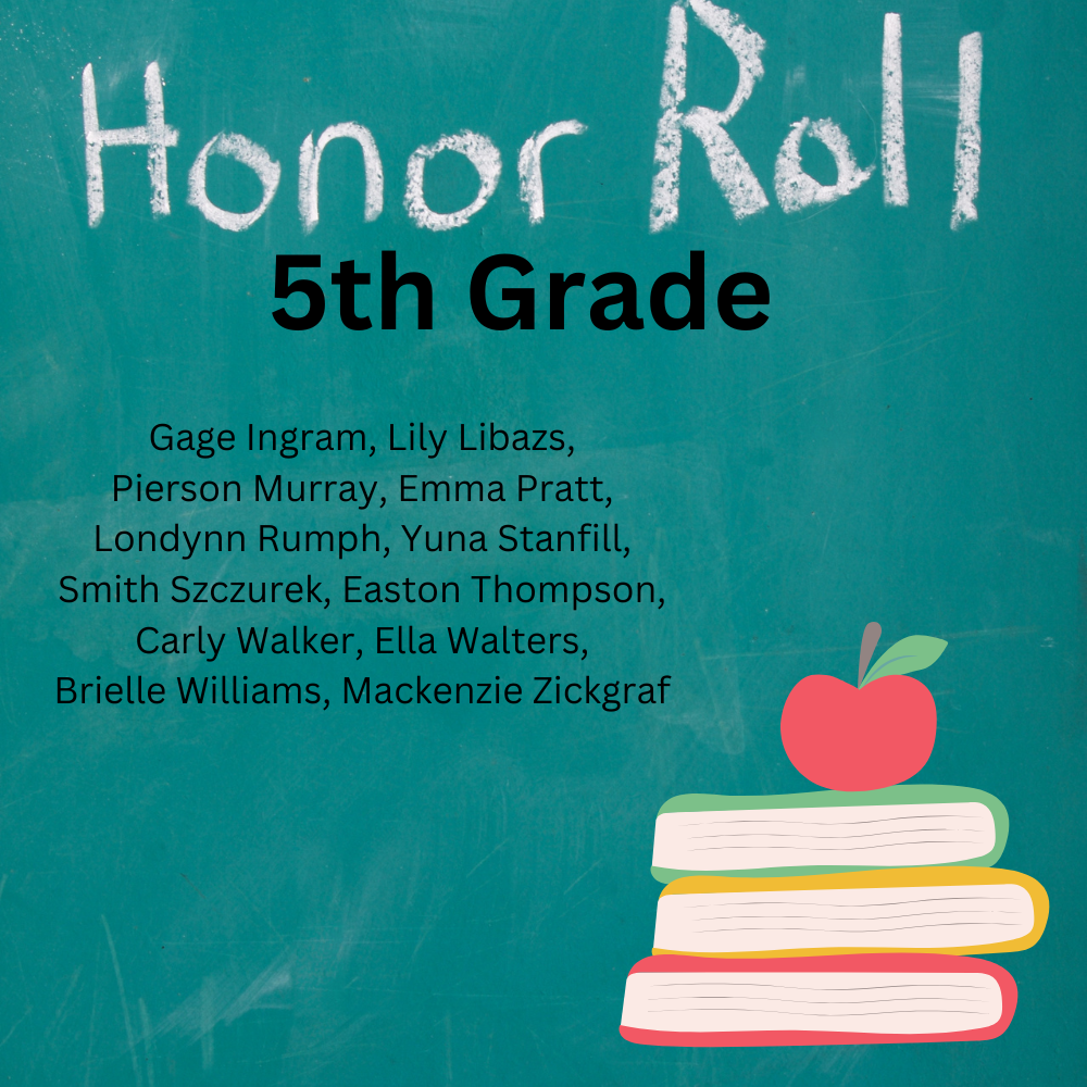 5th Grade Honor Roll