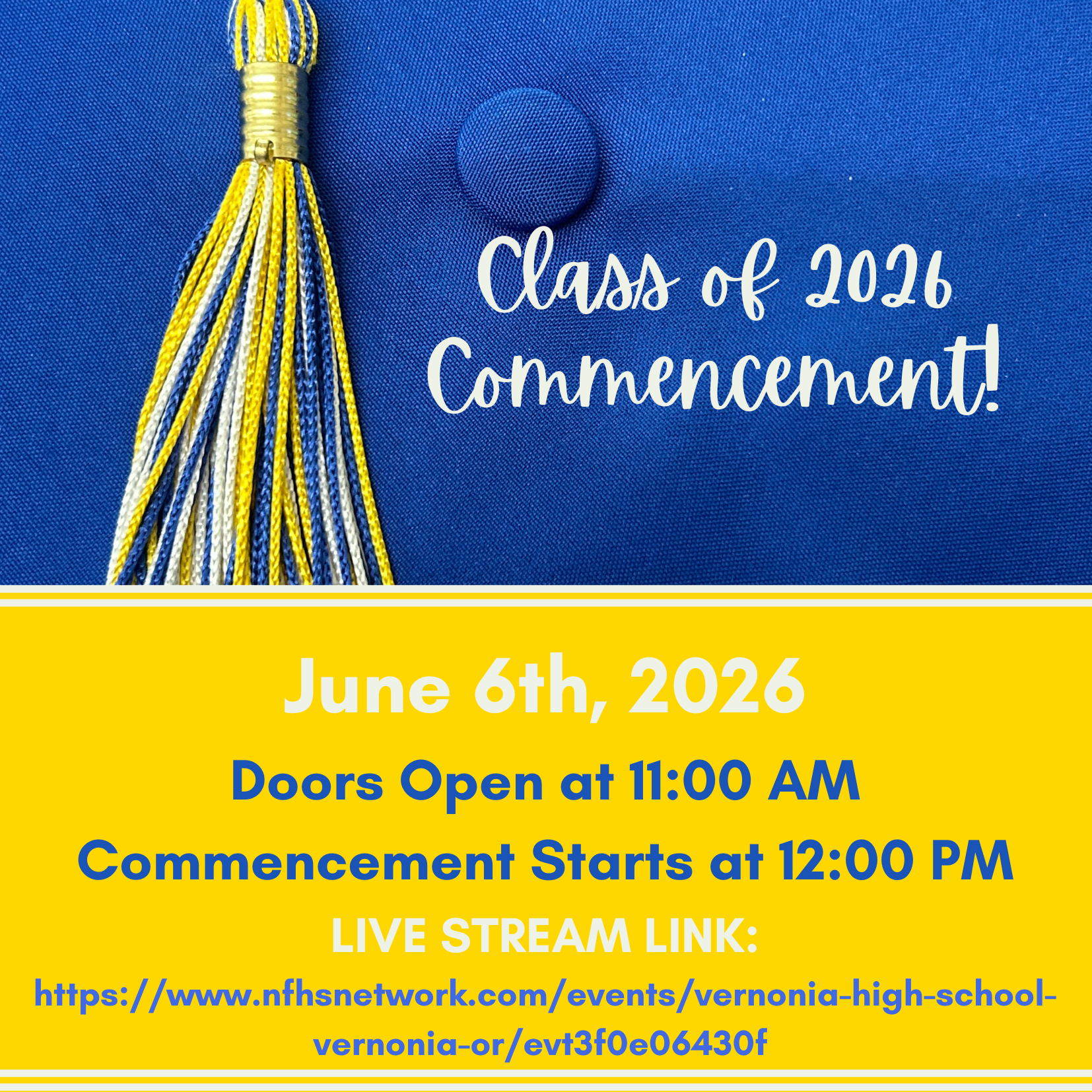 Graduation Live Stream Link