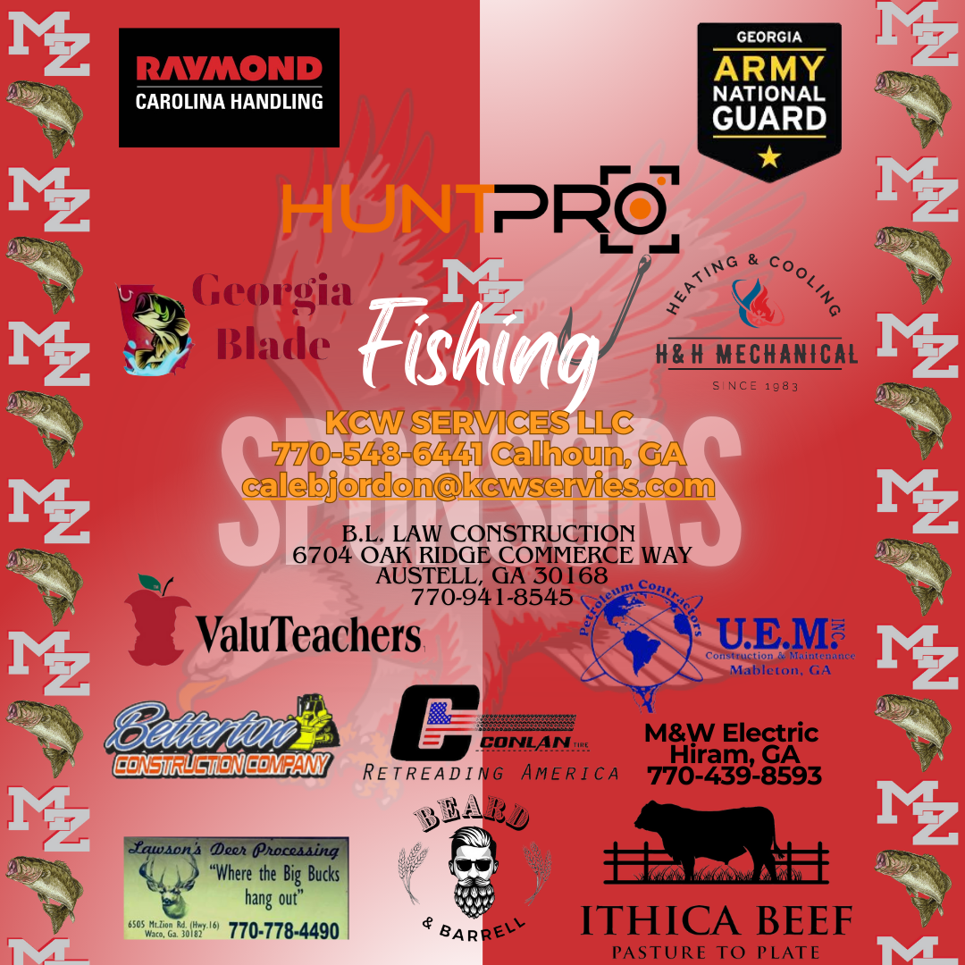 Fishing sponsors continued