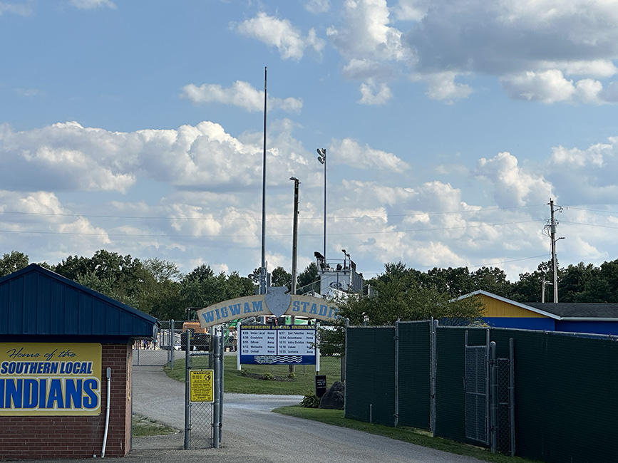 first old lights removed from pole