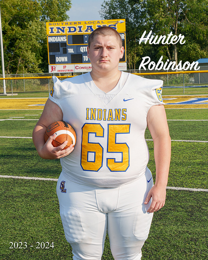 senior Hunter Robinson