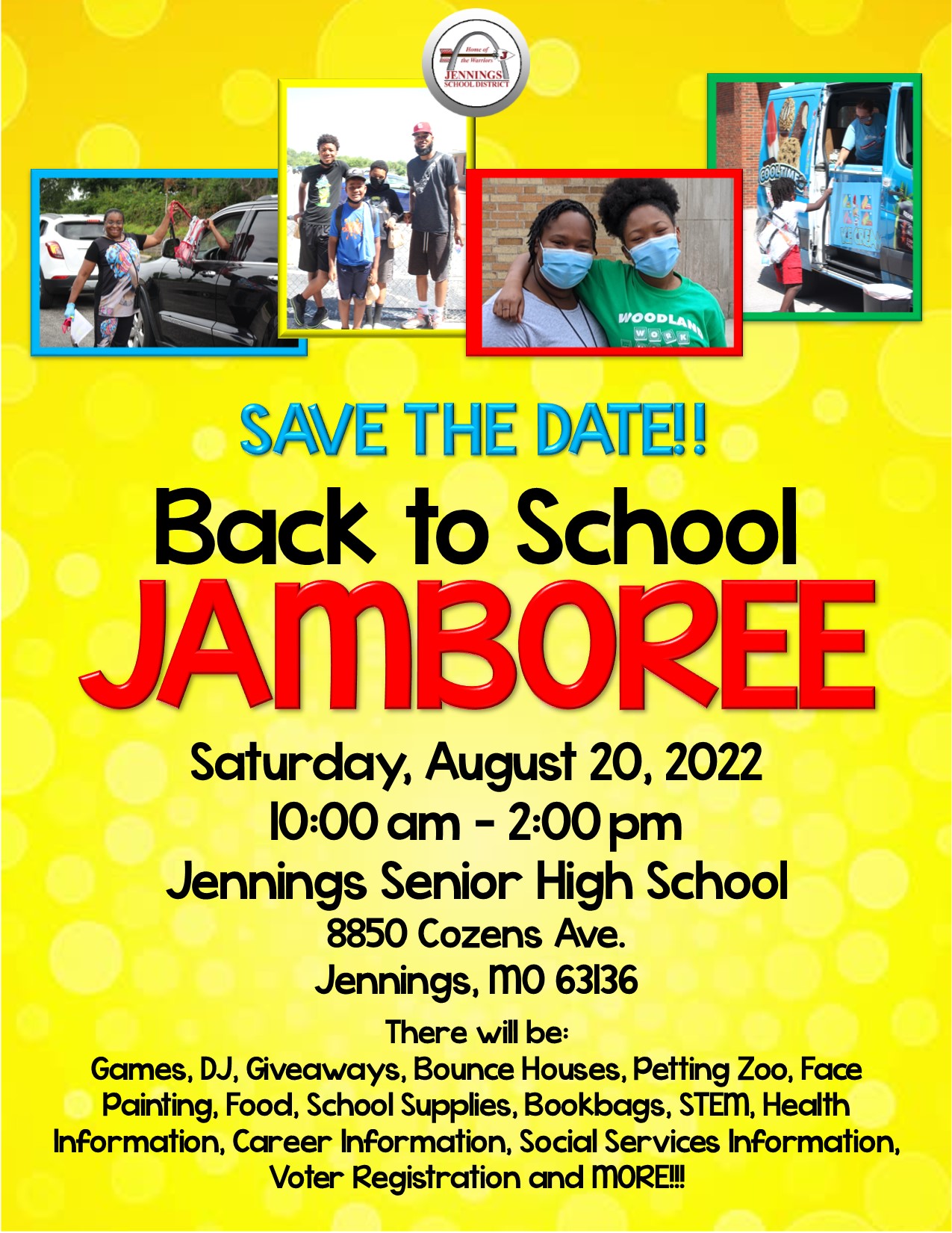 Back to school jamboree August 20th 