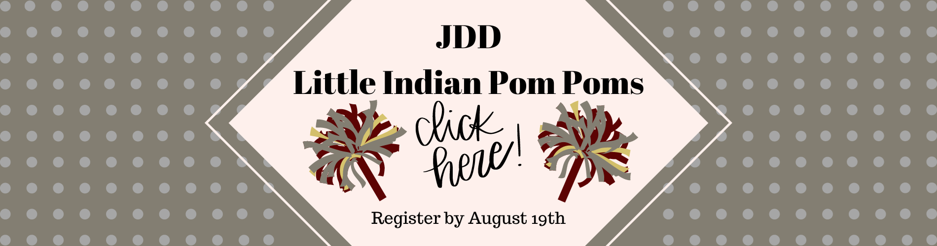 JDD Pom Poms Registration