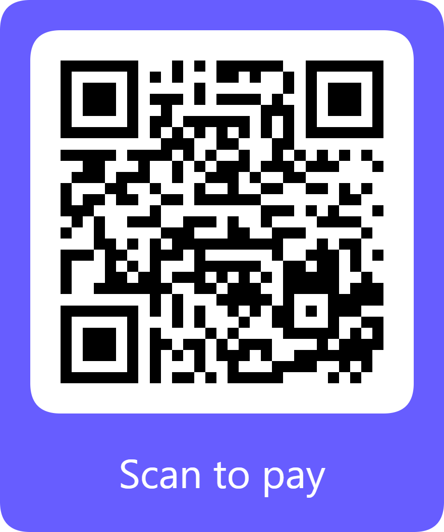 QR CODE FOR DONATIONS