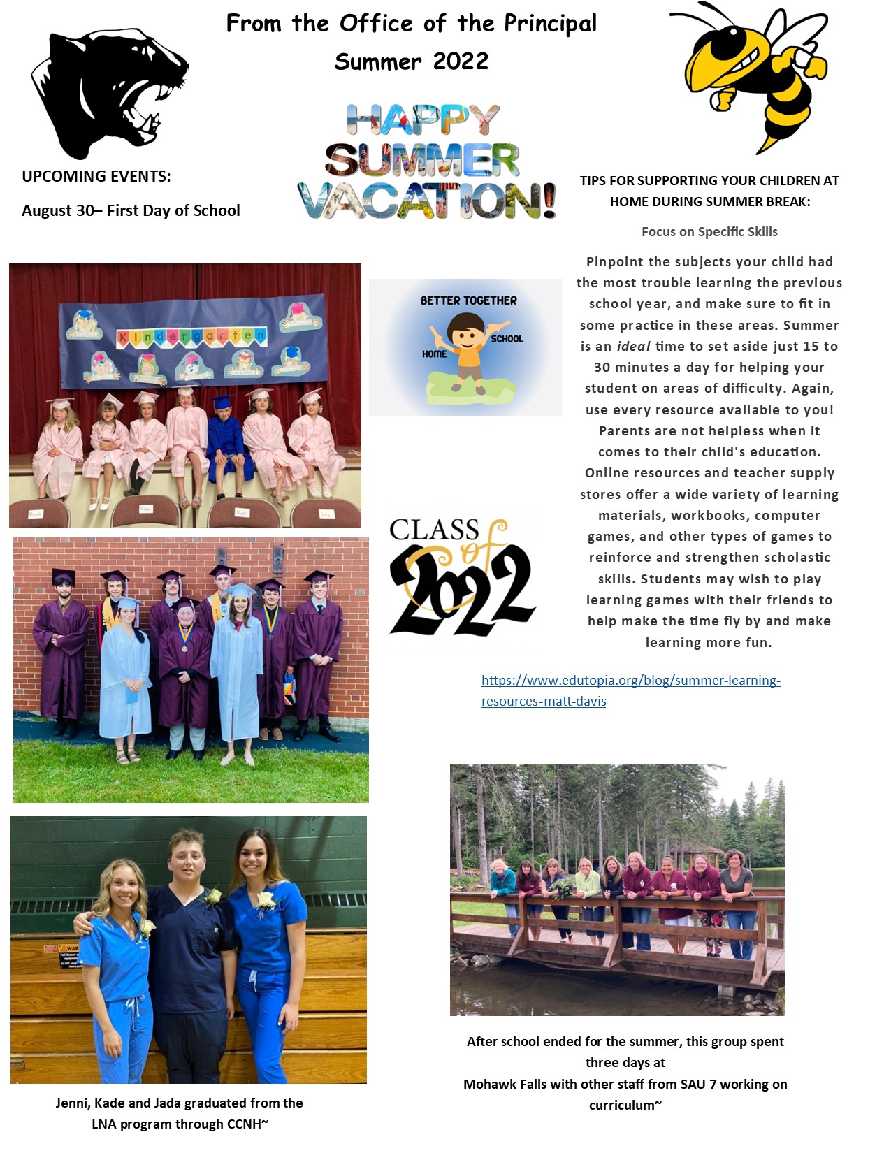 summer newsletter