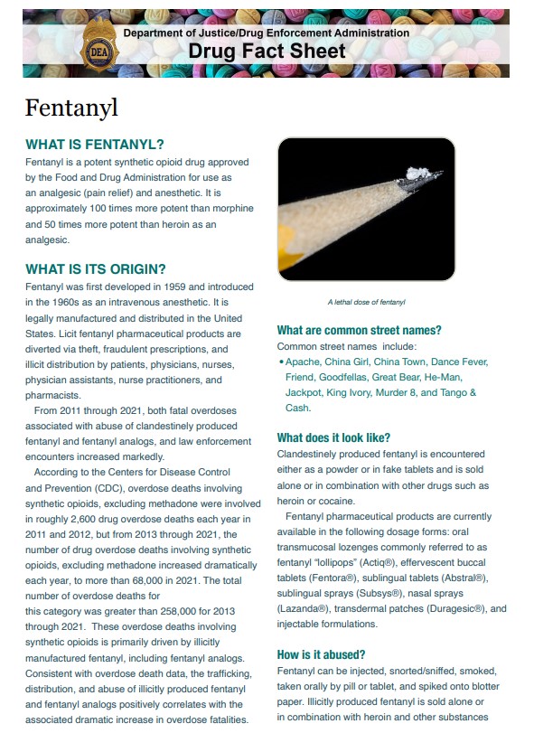 Information about Fentanyl