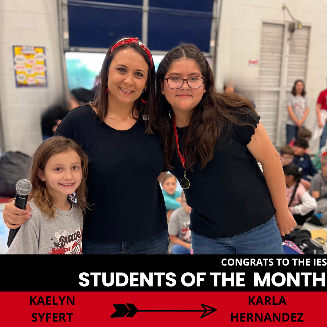 Students of the Month April: Kaelyn Syfert and Karla Hernandez