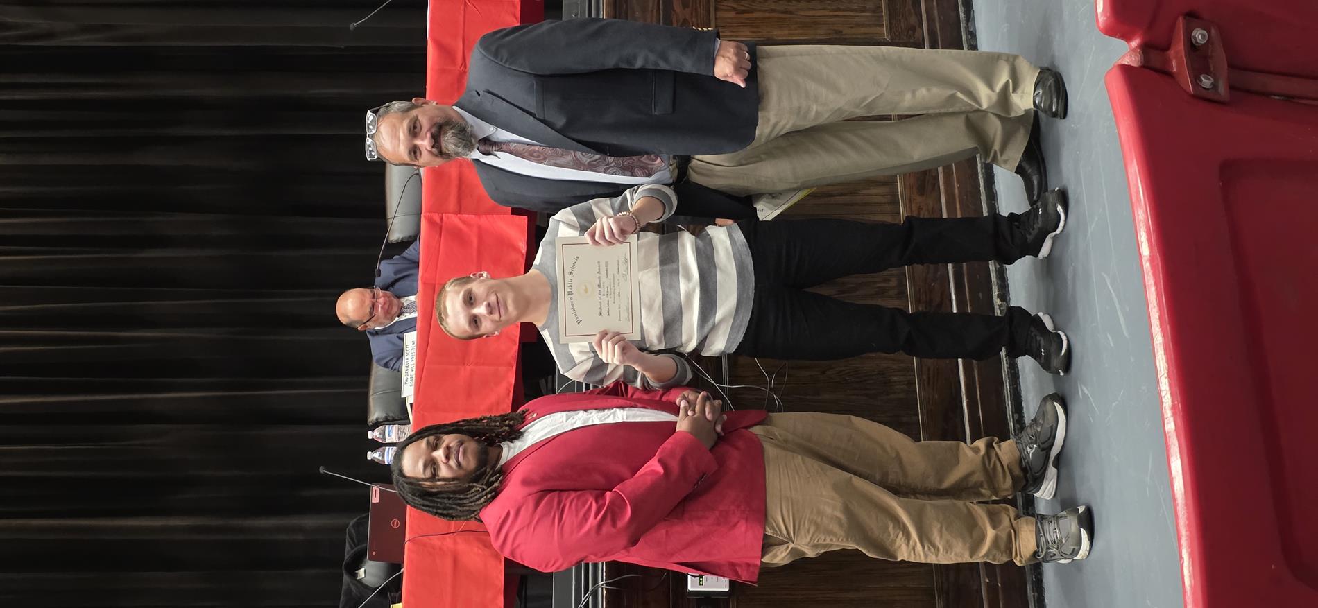 Student of the Month for October