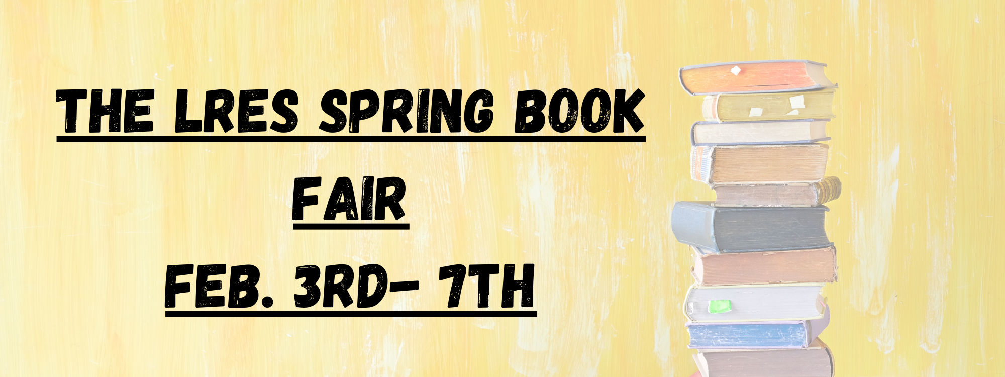 Spring Book Fair Yellow