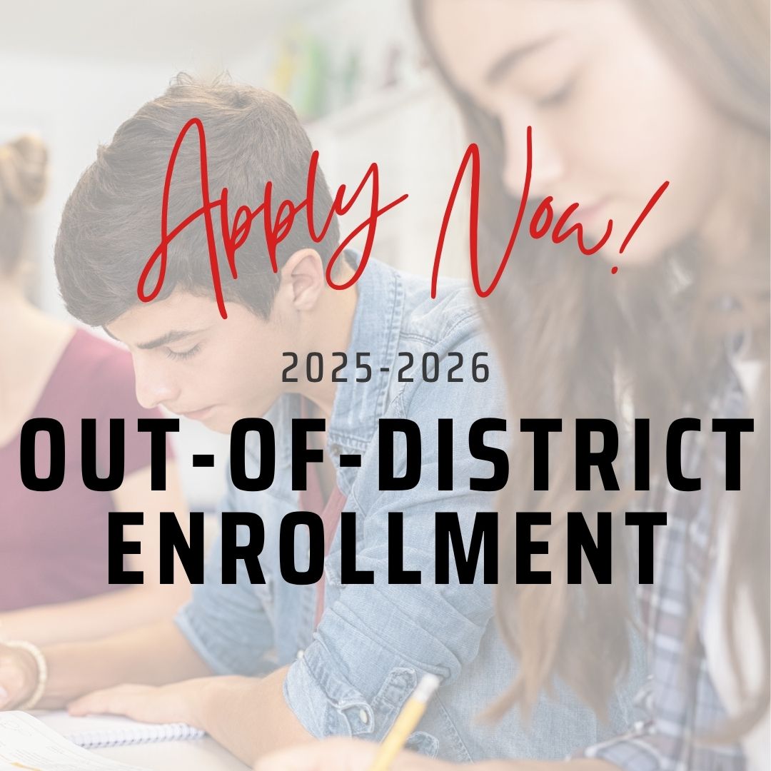Out of District Enrollment Graphic 2025
